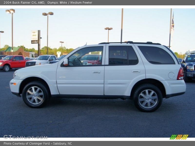 Olympic White / Medium Pewter 2004 Buick Rainier CXL AWD