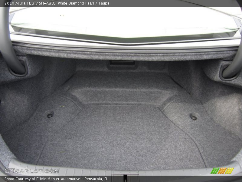 White Diamond Pearl / Taupe 2010 Acura TL 3.7 SH-AWD
