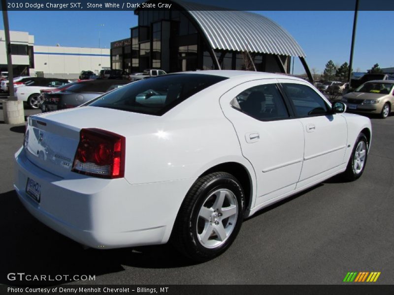 Stone White / Dark Slate Gray 2010 Dodge Charger SXT