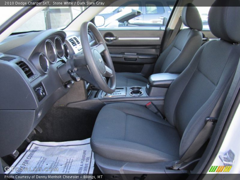 Stone White / Dark Slate Gray 2010 Dodge Charger SXT