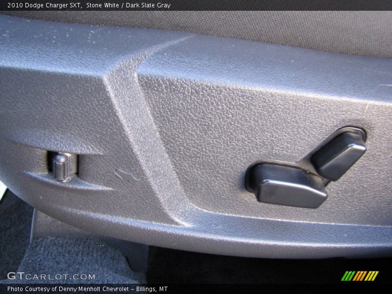 Stone White / Dark Slate Gray 2010 Dodge Charger SXT