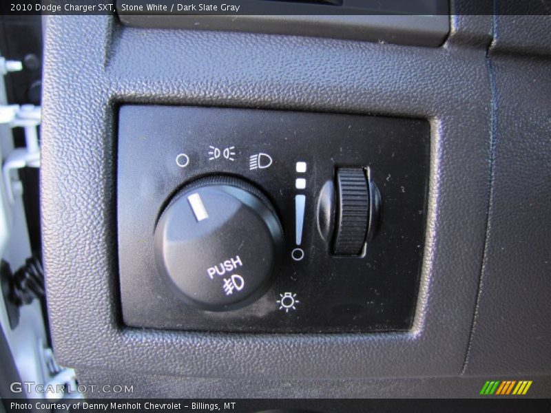 Stone White / Dark Slate Gray 2010 Dodge Charger SXT