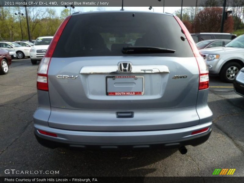 Glacier Blue Metallic / Ivory 2011 Honda CR-V EX-L 4WD