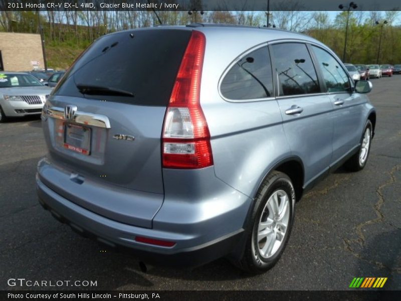 Glacier Blue Metallic / Ivory 2011 Honda CR-V EX-L 4WD