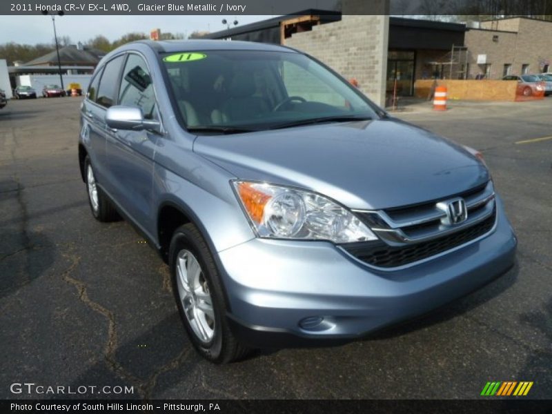 Glacier Blue Metallic / Ivory 2011 Honda CR-V EX-L 4WD
