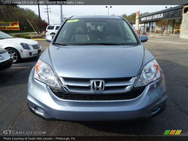 Glacier Blue Metallic / Ivory 2011 Honda CR-V EX-L 4WD