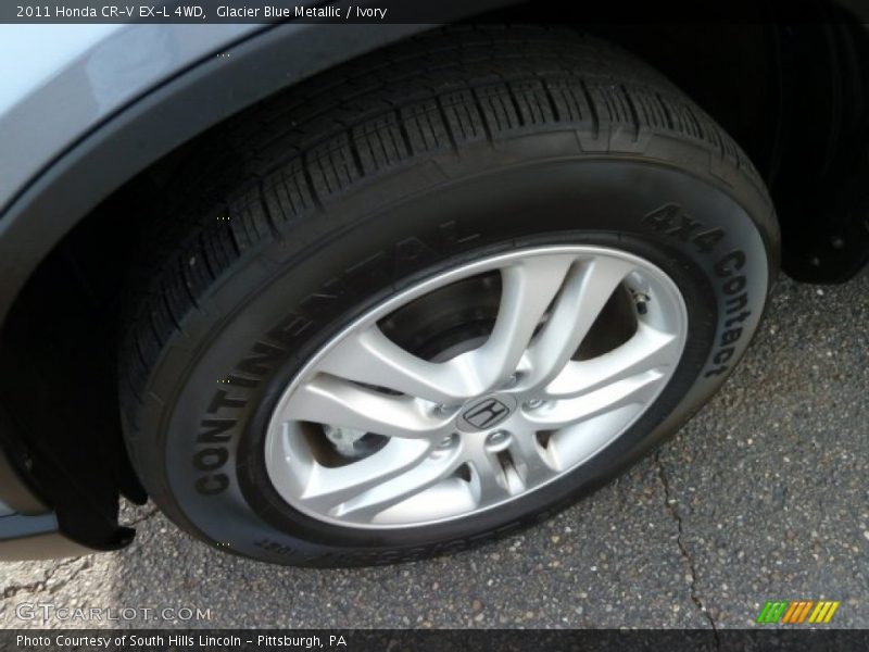 Glacier Blue Metallic / Ivory 2011 Honda CR-V EX-L 4WD