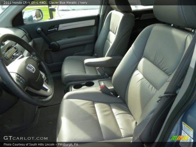 Glacier Blue Metallic / Ivory 2011 Honda CR-V EX-L 4WD