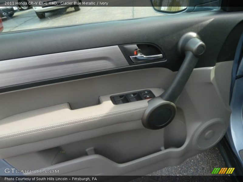 Glacier Blue Metallic / Ivory 2011 Honda CR-V EX-L 4WD