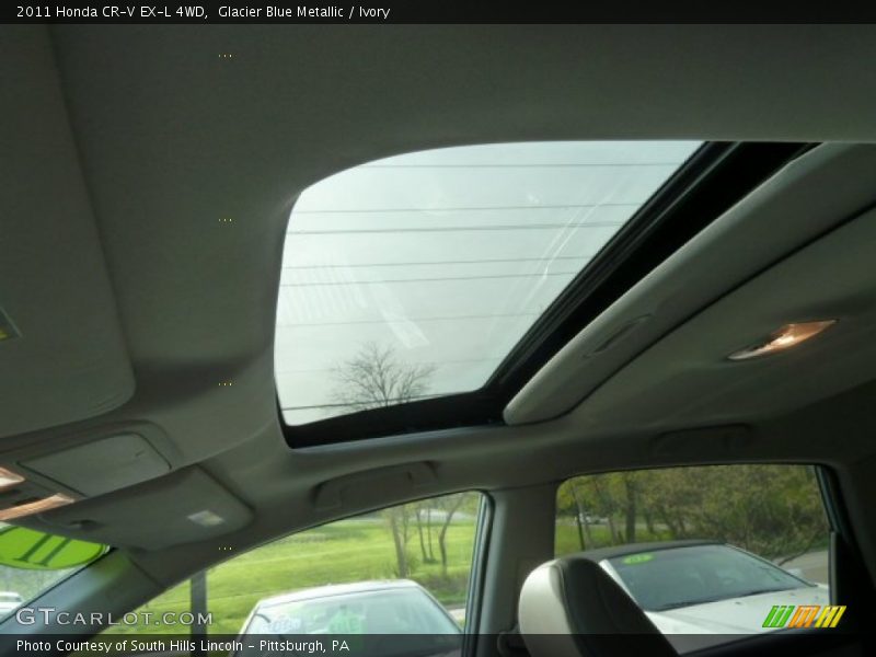 Glacier Blue Metallic / Ivory 2011 Honda CR-V EX-L 4WD