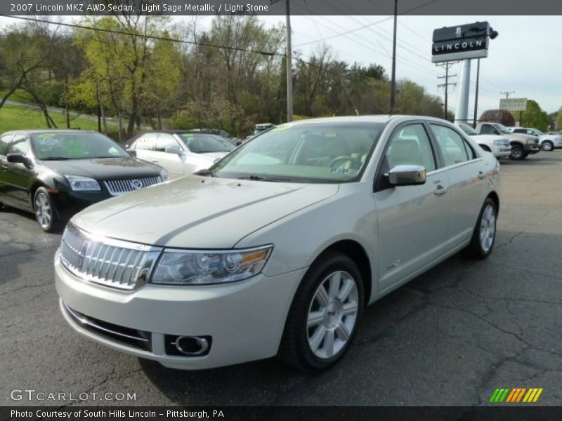 Front 3/4 View of 2007 MKZ AWD Sedan