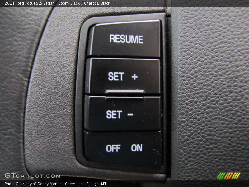 Ebony Black / Charcoal Black 2011 Ford Focus SES Sedan