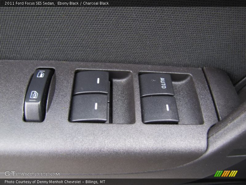 Ebony Black / Charcoal Black 2011 Ford Focus SES Sedan
