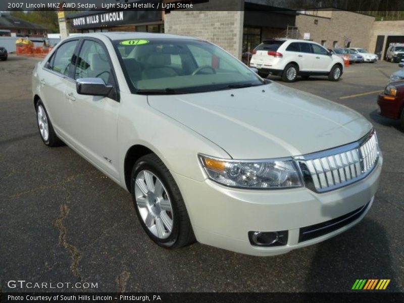 Front 3/4 View of 2007 MKZ AWD Sedan