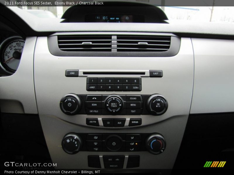 Ebony Black / Charcoal Black 2011 Ford Focus SES Sedan
