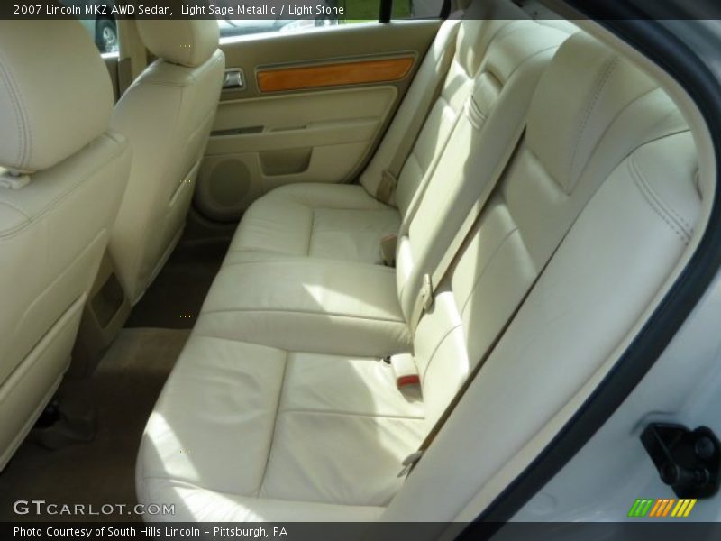 Light Sage Metallic / Light Stone 2007 Lincoln MKZ AWD Sedan