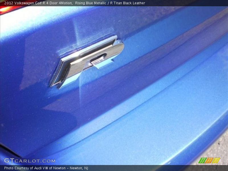 Rising Blue Metallic / R Titan Black Leather 2012 Volkswagen Golf R 4 Door 4Motion