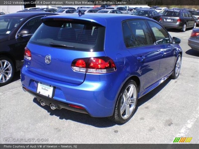 Rising Blue Metallic / R Titan Black Leather 2012 Volkswagen Golf R 4 Door 4Motion
