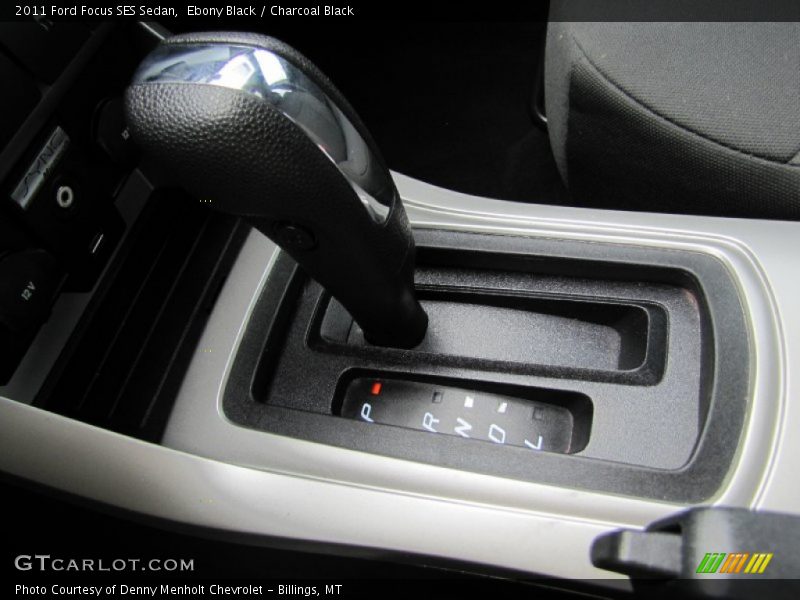 Ebony Black / Charcoal Black 2011 Ford Focus SES Sedan
