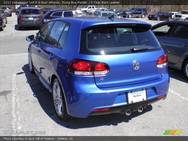 Rising Blue Metallic / R Titan Black Leather 2012 Volkswagen Golf R 4 Door 4Motion