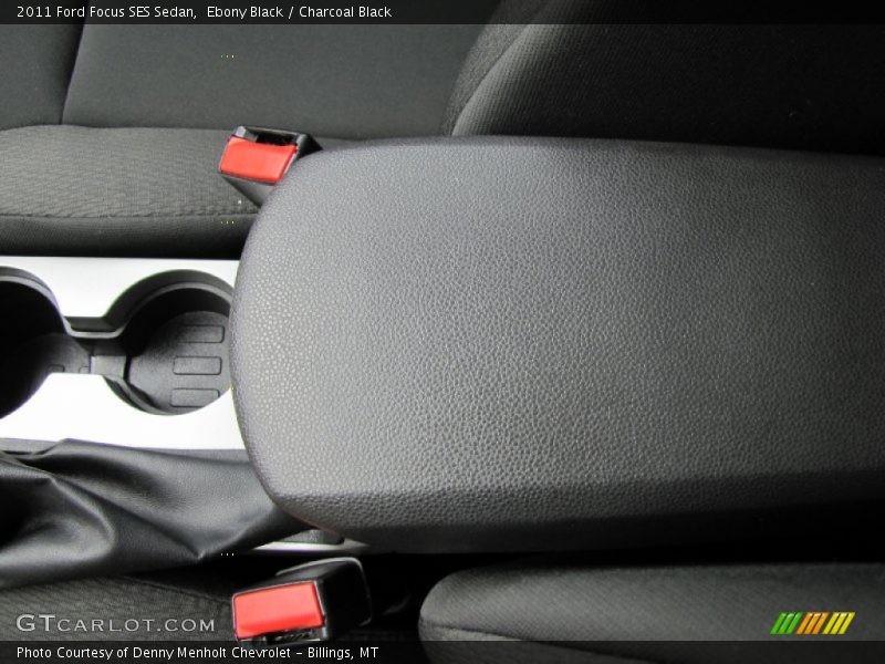 Ebony Black / Charcoal Black 2011 Ford Focus SES Sedan