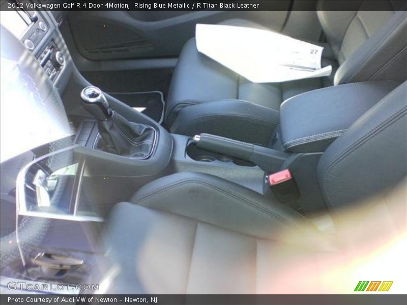 Rising Blue Metallic / R Titan Black Leather 2012 Volkswagen Golf R 4 Door 4Motion