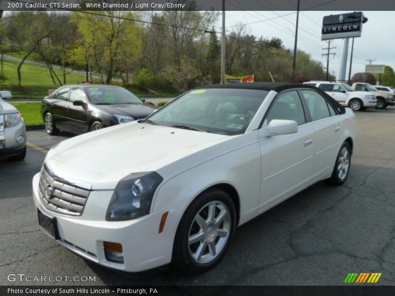 White Diamond / Light Gray/Ebony 2003 Cadillac CTS Sedan