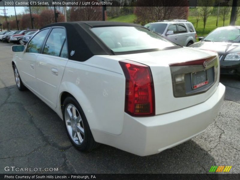 White Diamond / Light Gray/Ebony 2003 Cadillac CTS Sedan