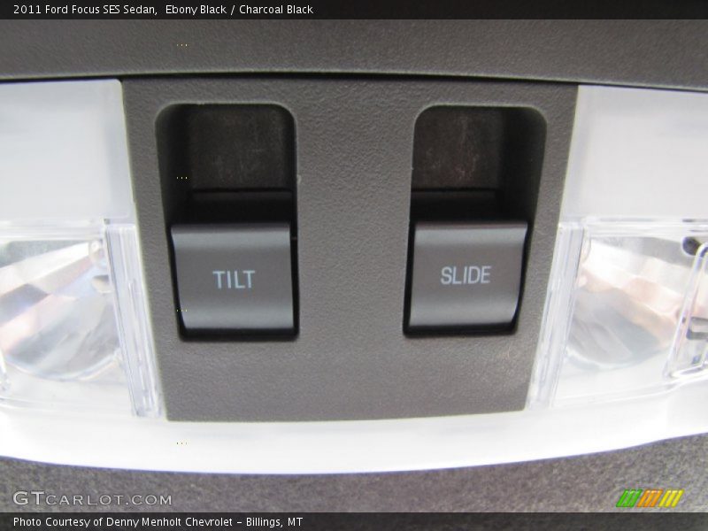 Ebony Black / Charcoal Black 2011 Ford Focus SES Sedan