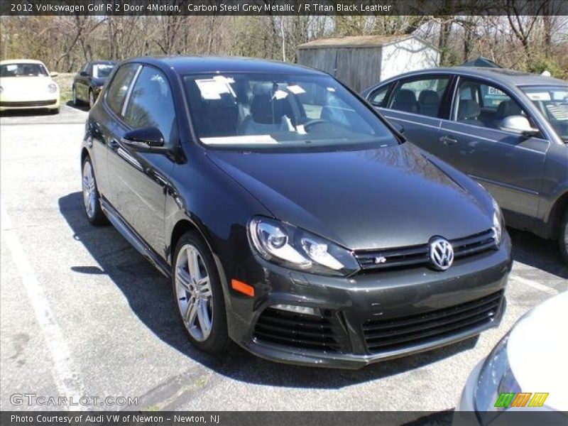 Carbon Steel Grey Metallic / R Titan Black Leather 2012 Volkswagen Golf R 2 Door 4Motion