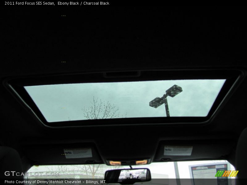 Ebony Black / Charcoal Black 2011 Ford Focus SES Sedan