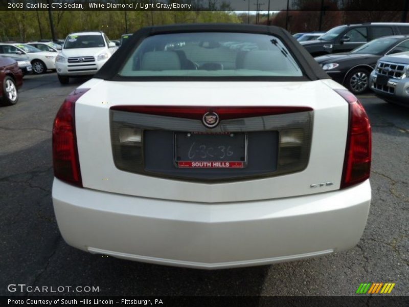 White Diamond / Light Gray/Ebony 2003 Cadillac CTS Sedan