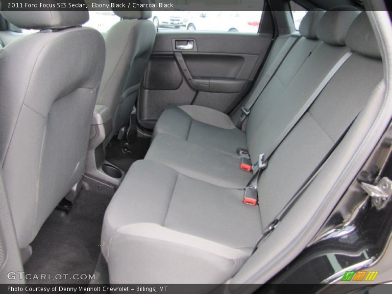 Ebony Black / Charcoal Black 2011 Ford Focus SES Sedan