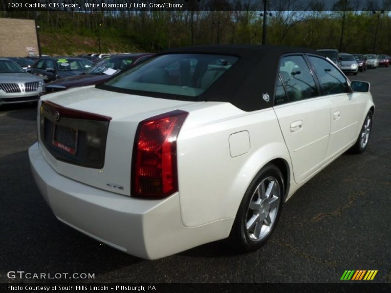 White Diamond / Light Gray/Ebony 2003 Cadillac CTS Sedan