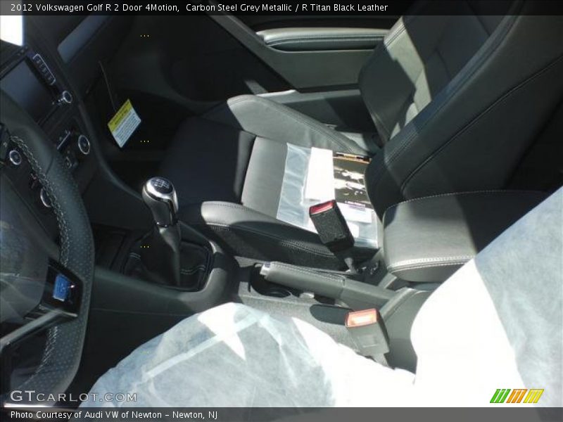 Carbon Steel Grey Metallic / R Titan Black Leather 2012 Volkswagen Golf R 2 Door 4Motion