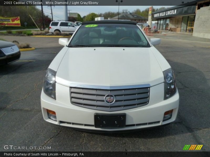 White Diamond / Light Gray/Ebony 2003 Cadillac CTS Sedan