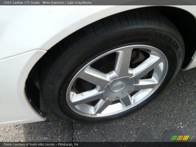 White Diamond / Light Gray/Ebony 2003 Cadillac CTS Sedan