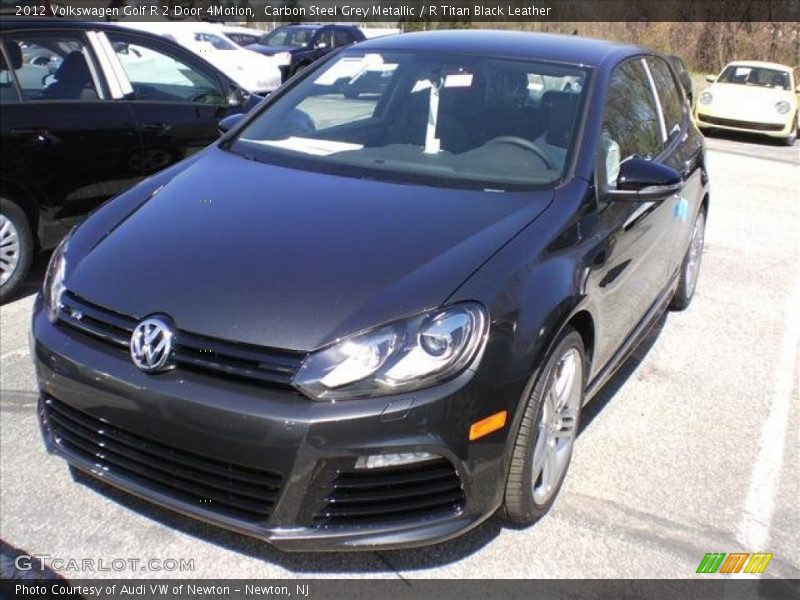 Carbon Steel Grey Metallic / R Titan Black Leather 2012 Volkswagen Golf R 2 Door 4Motion