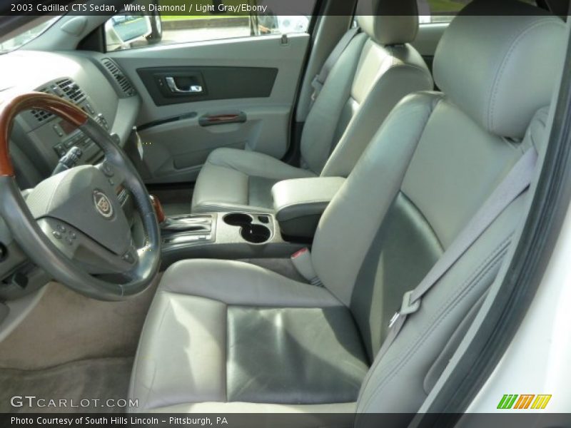 White Diamond / Light Gray/Ebony 2003 Cadillac CTS Sedan