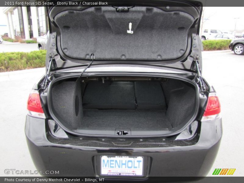 Ebony Black / Charcoal Black 2011 Ford Focus SES Sedan