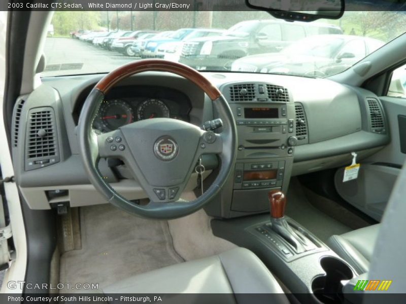 White Diamond / Light Gray/Ebony 2003 Cadillac CTS Sedan