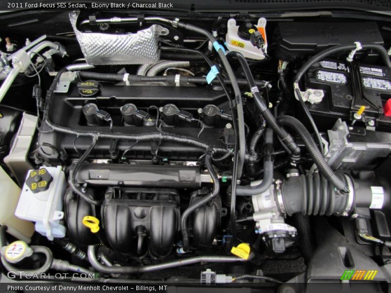 Ebony Black / Charcoal Black 2011 Ford Focus SES Sedan