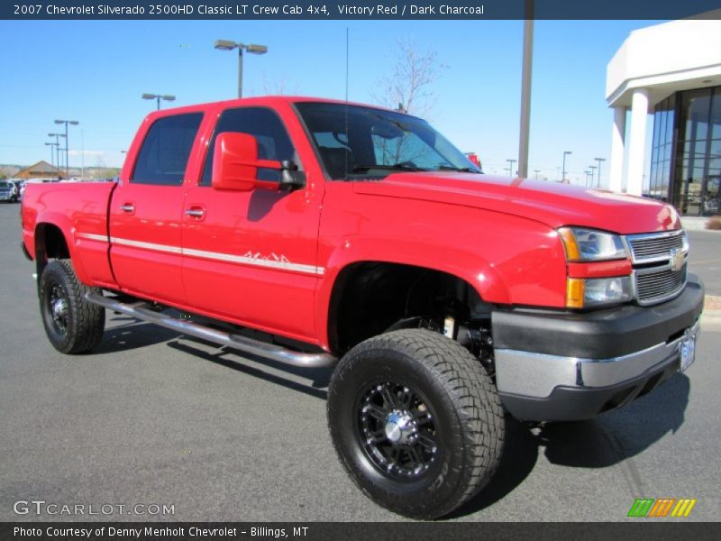 Victory Red / Dark Charcoal 2007 Chevrolet Silverado 2500HD Classic LT Crew Cab 4x4
