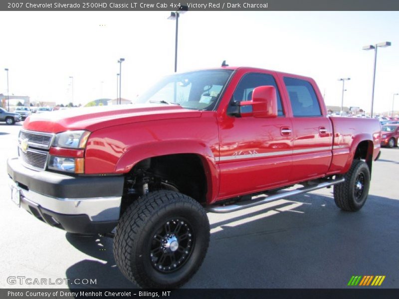 Victory Red / Dark Charcoal 2007 Chevrolet Silverado 2500HD Classic LT Crew Cab 4x4