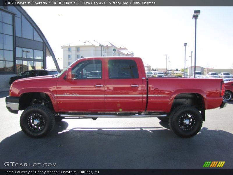 Victory Red / Dark Charcoal 2007 Chevrolet Silverado 2500HD Classic LT Crew Cab 4x4