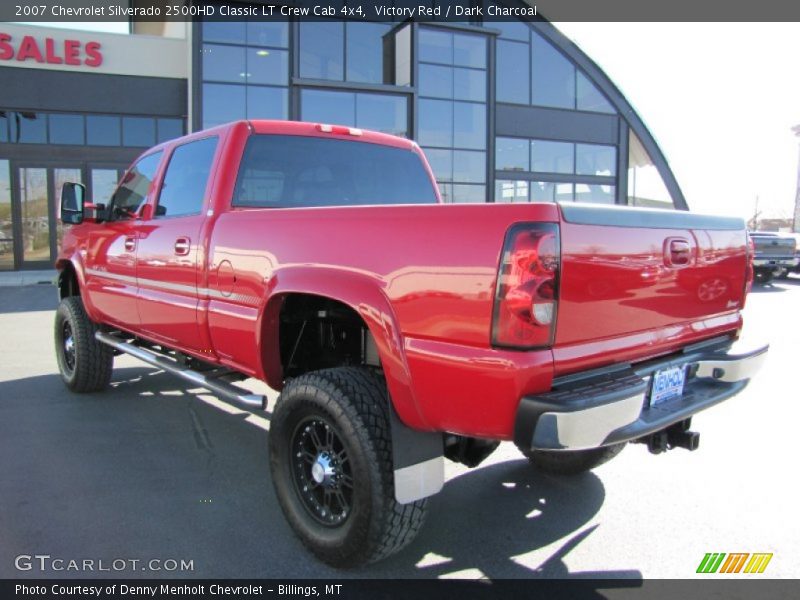 Victory Red / Dark Charcoal 2007 Chevrolet Silverado 2500HD Classic LT Crew Cab 4x4