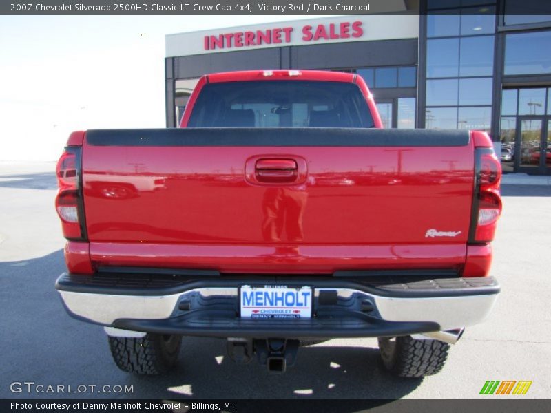 Victory Red / Dark Charcoal 2007 Chevrolet Silverado 2500HD Classic LT Crew Cab 4x4