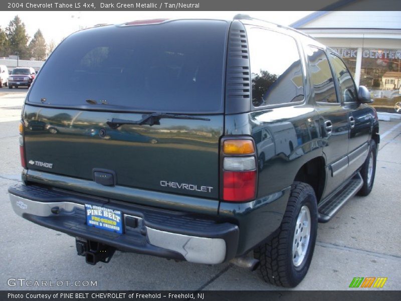 Dark Green Metallic / Tan/Neutral 2004 Chevrolet Tahoe LS 4x4