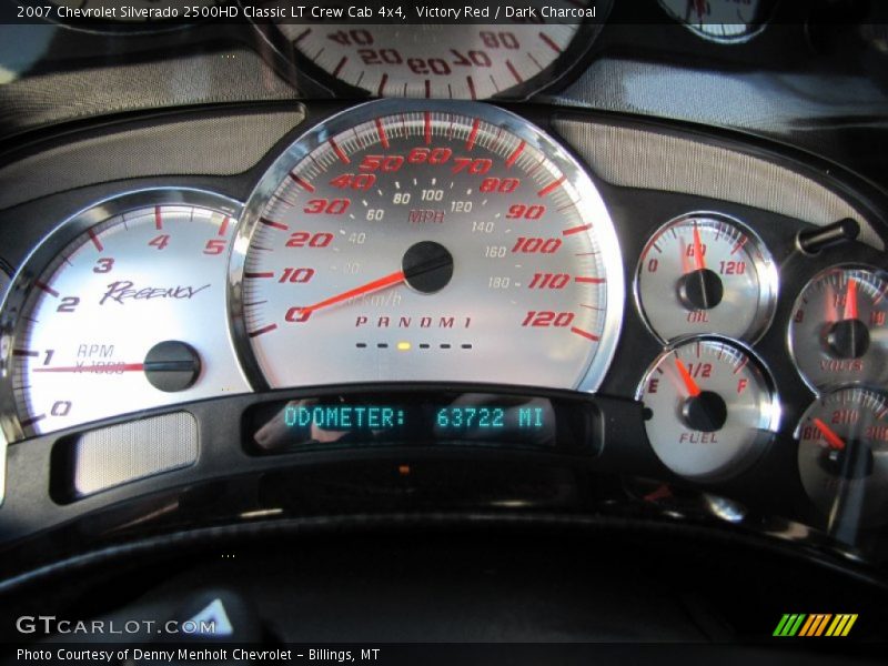 Victory Red / Dark Charcoal 2007 Chevrolet Silverado 2500HD Classic LT Crew Cab 4x4