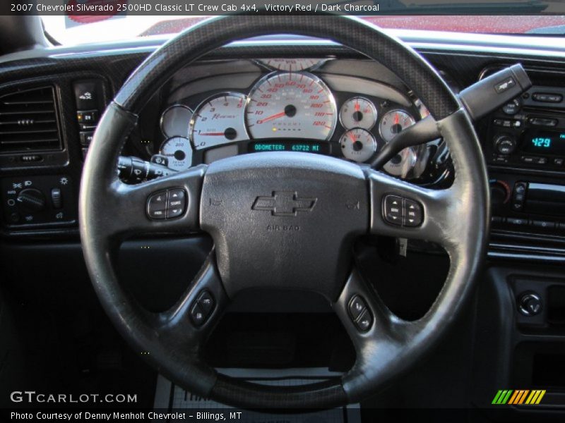 Victory Red / Dark Charcoal 2007 Chevrolet Silverado 2500HD Classic LT Crew Cab 4x4